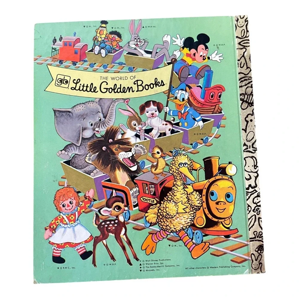 Walt Disney's Mother Goose Little Golden Book 26th Printing 1979 Vintage